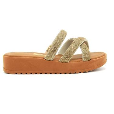 Imagem de Tamanco Vizzano Original Flatform Plataforma Feminino 318, 37, Camel