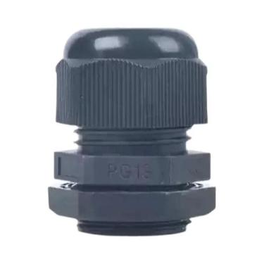 Imagem de Conector De Nylon À Prova d'Água Branco E Preto Série PG IP68 PG7/9/11