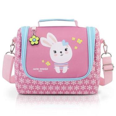 Imagem de Bolsa Lancheira Térmica Infantil Escolar Pimpolho - Jacki Design, Rosa