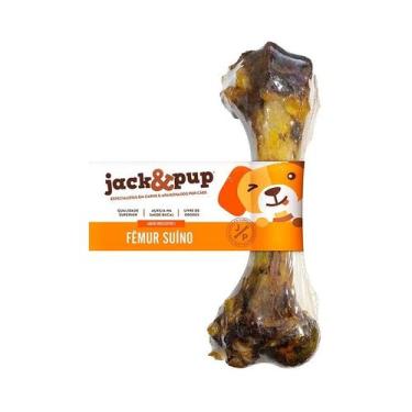 Imagem de Petisco Natural Jack & Pup Fêmur Suíno Saboroso 1un P/ Cães - Jack E P