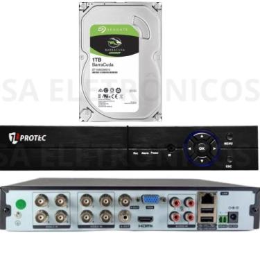 Imagem de Dvr Stand Alone 8 Ch Protec Full Hd 1080n com Aplicativo Qr Code Remot