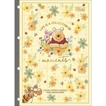 Imagem de Bloco para Fichário Universit. Pooh 80FLS 63G 200X275MM Pacote com 04 