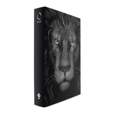 Imagem de Livro - Bíblia do Leão Grafite - Capa Dura Luxo - NAA