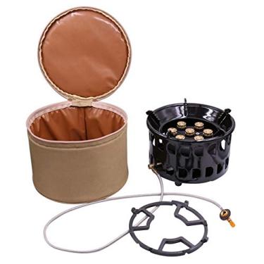 Imagem de CGKs6anmU Fogão Seven Star Fogão ao ar livre Fogão de acampamento portátil de sete núcleos Fogão a gás dividido Fogão de acampamento corta-vento Fogão de acampamento