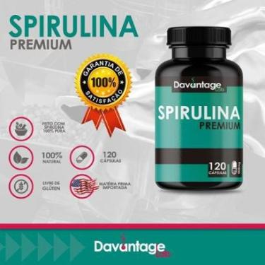 Imagem de 1 Pote de Spirulina Premium em Cápsulas 500mg-Unissex