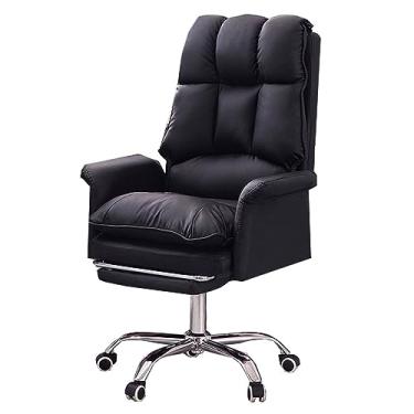 Imagem de Cadeira de mesa de escritório, cadeira de mesa ergonômica para computador com suporte lombar, cadeira de estudo giratória executiva com encosto alto, cadeiras de tarefas com braços, altura ajustável