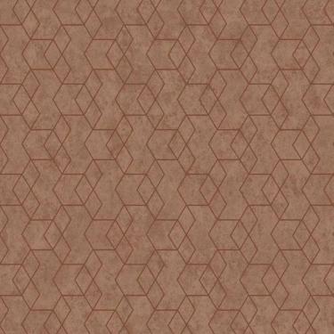 Imagem de Papel De Parede Geométrico Marrom Ess1051 - 10m X 0.53m