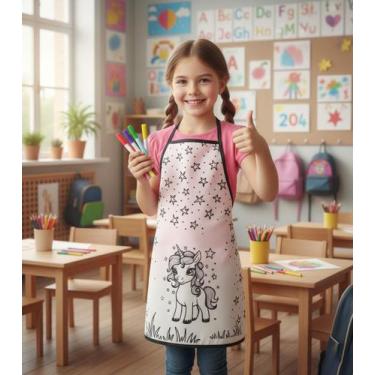 Imagem de Avental Infantil para Pintar - Recanto da Costura