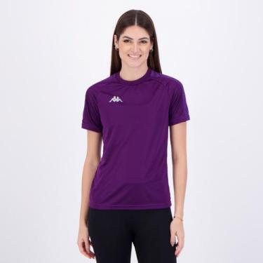 Imagem de Camiseta Kappa Athens Feminina Roxa, M