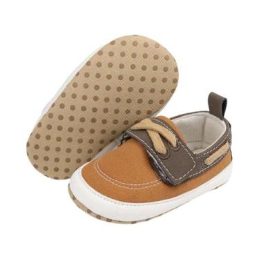 Imagem de Tênis De Lona Unissex Para Bebês Recém-Nascidos, Solado De Algodão Con