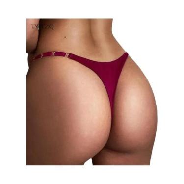 Imagem de Calcinha Sexy De Cintura Baixa Zebra Flower Para Mulheres, Sem Costura