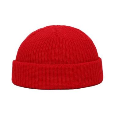 Imagem de Gorro de Lã Estilo Moderno para Homens e Mulheres, Simples e Quente, G