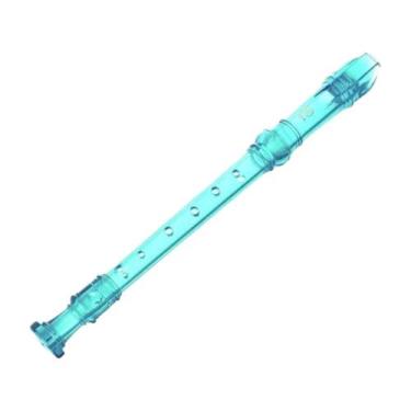 Imagem de Flauta Yrs 20gb Yamaha Doce Soprano Germanica C/ Capa Cor Azul