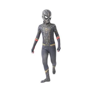 Imagem de Fantasia Completa Do Homem-Aranha Para Crianças PS4, Fantasia De Super