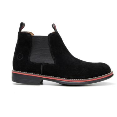 Imagem de Bota Masculina Camurça Coturno Botina Preto Rodeio Passeio - Laredo, P
