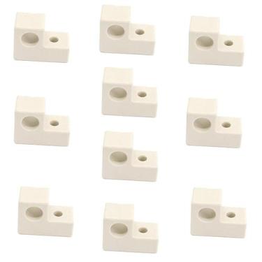 Imagem de Kit 50 Suporte Isolador Louca Resistência Forno Elétrico - MORUMBI