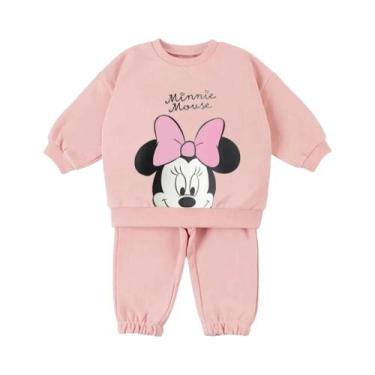 Imagem de Conjunto De Roupa Para Menina Pequena Em Algodão Grosso Com Estampa De
