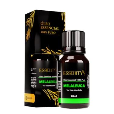 Imagem de Óleo Essencial de Melaleuca 10ml 100% Puro – Cuidados com a Pele, Tea Tree Natural, Vegano, Aromaterapia – ESSENITY