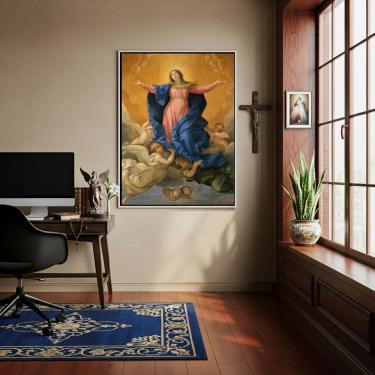 Imagem de Quadro Assunção da Virgem Maria Mãe de Jesus - 70x50cm