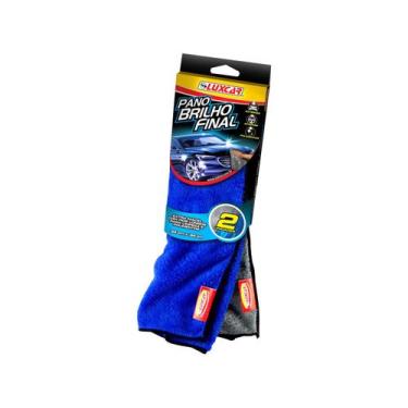 Imagem de Pano Microfibra Brilho Final 2 Unidades Luxcar, 2 Unidades