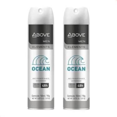 Imagem de Kit com 2 - Desodorante Above Men Elements Ocean 150ml