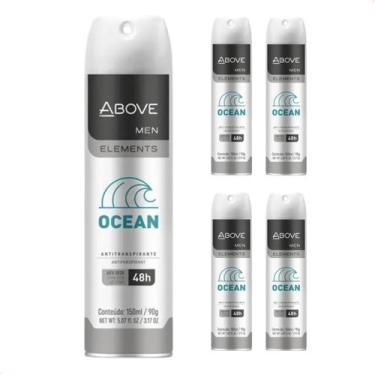 Imagem de Kit com 4 - Desodorante Above Men Elements Ocean 150ml