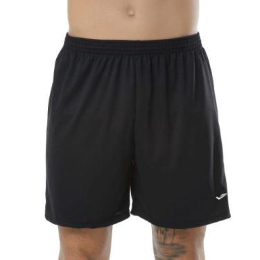 Imagem de Short Futebol Com Elástico Plus Size Elite, Preto, G