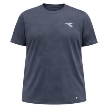 Imagem de Camiseta Plus Size Diadora Icon Masculina, Chumbo, G2