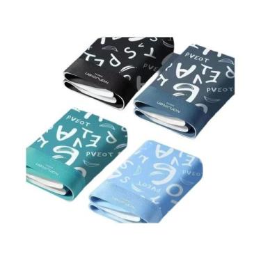 Imagem de Cuecas Boxer Masculinas De Seda Gelada Com Malha, Kit Com 4 Peças, Sex