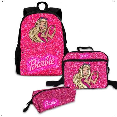 Imagem de Kit Mochila Bolsa Escolar Com Lancheira Térmica E Estojo Personalizado