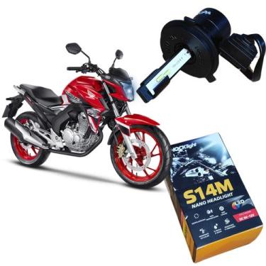 Imagem de Lâmpada Honda Twister 250 Headligth Nano S14 H4 32w 6000k H4 - ShockLi