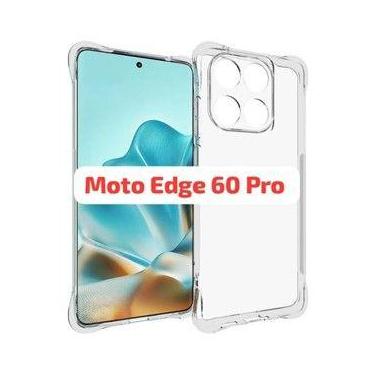 Imagem de Capa capinha transparente para Motorola Moto Edge 60 Pro anti impacto 