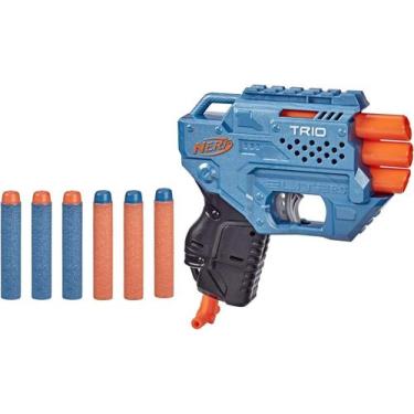 Imagem de Nerf, Lançador Elite 2.0 Trio TD-3, Azul e Laranja - Hasbro