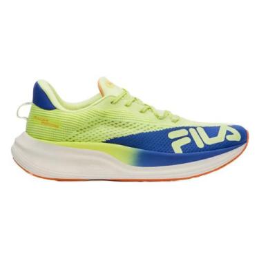 Imagem de Tênis Fila Racer Speedzone Masculino Verde Azul Branco, 41