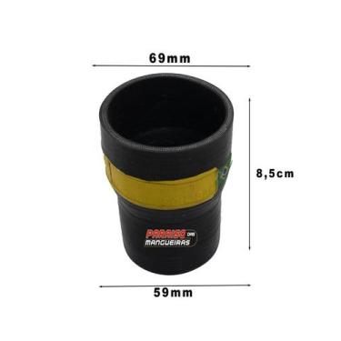 Imagem de Mangueira Adaptação Intercooler 69mmX69mmX8,5cm - JVS