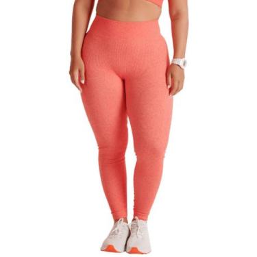 Imagem de Calça Legging Levanta Bumbum S/ Costura Lupo Sport 71757, M, Coral