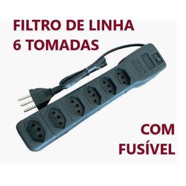 Imagem de Filtro de linha 6 tomadas egp