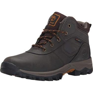 Imagem de Bota de caminhada Timberland MT Maddsen à prova d'água (infantil/criança pequena/criança grande), Dark Brown, 4 Big Kid