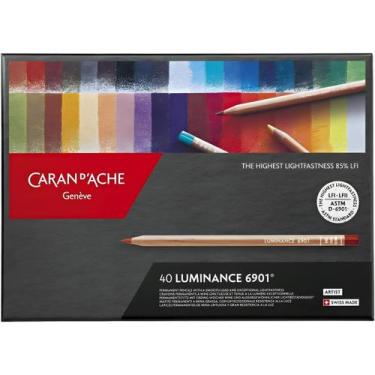 Imagem de Lápis de Cor Caran D'ache Luminance 40 Cores - CARANDACHE