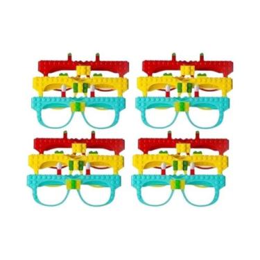 Imagem de Conjunto De Blocos De Construção DIY Para Crianças, Óculos De Blocos, 