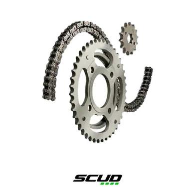 Imagem de Kit Relação Transmissão Yamaha Xtz 150 Crosser (aço 1045) - Scud