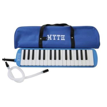 Imagem de Escaleta 32 Teclas Preto com Bag MYTH, Azul