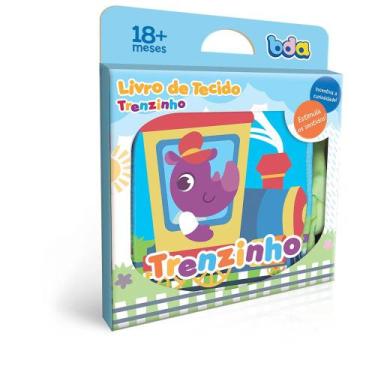Imagem de Livro de Tecido Colorido Trenzinho Bebê Infantil Toyster - Bda