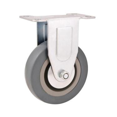 Imagem de Rodizio fixo 4" média 55kg núcleo pvc borracha cinza rf504 - Vonder