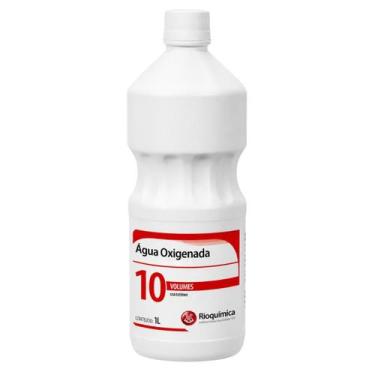 Imagem de Água Oxigenada Volume 10 1L Descolorante Limpeza Rioquimica
