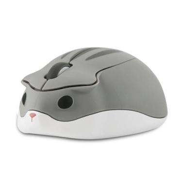 Imagem de Mouse sem fio YOCUNKER Bluetooth 5.1 Cinza Hamster M