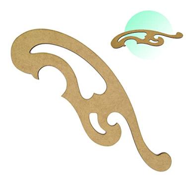 Imagem de Régua Curva Francesa 1117 Mdf Costura Modelista Patchwork