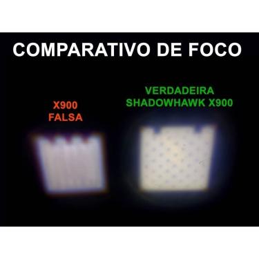 Imagem de Lanterna Tática Militar Shadowhawk X900 Original Na Caixa Recarregável C/ Zoom Completa