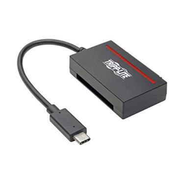 Imagem de Tripp Lite Leitor de cartão USB 3.1 para Cfast 2.0 e leitor de disco rígido SATA III, leitor Cfast, leitor SATA/SSD, USB C e Thunderbolt 3, 5 Gbps, preto
