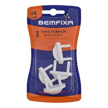 Imagem de Tapa-tomada Novo Padrão Bemfixa Branco